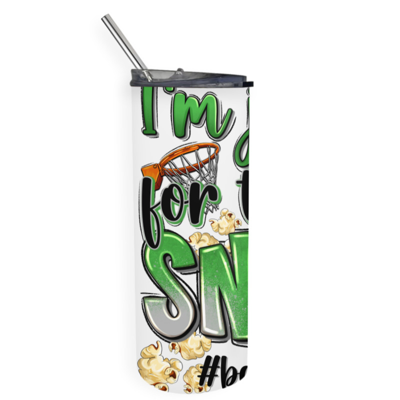 I'm Just Here For The Snacks #basketball Brother Skinny Tumbler | Artistshot