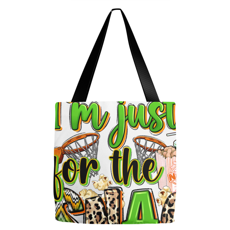 Im Just Here For The Snacks Basketball Brother Tote Bags | Artistshot