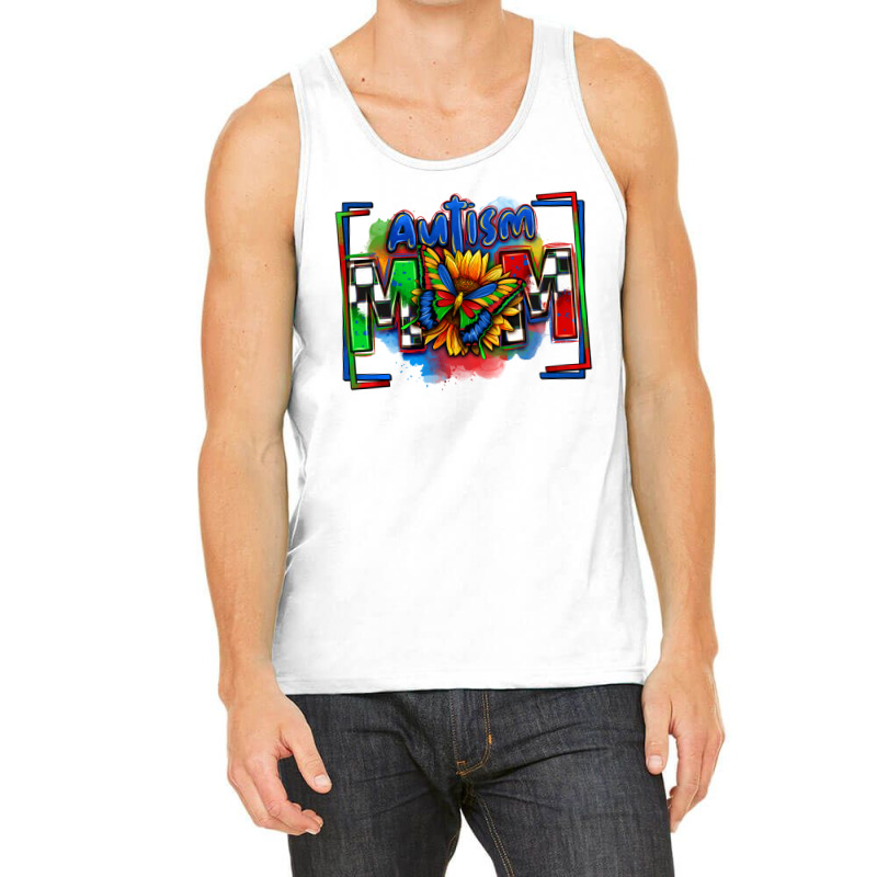 Autism Mom Checkered Flag Tank Top | Artistshot