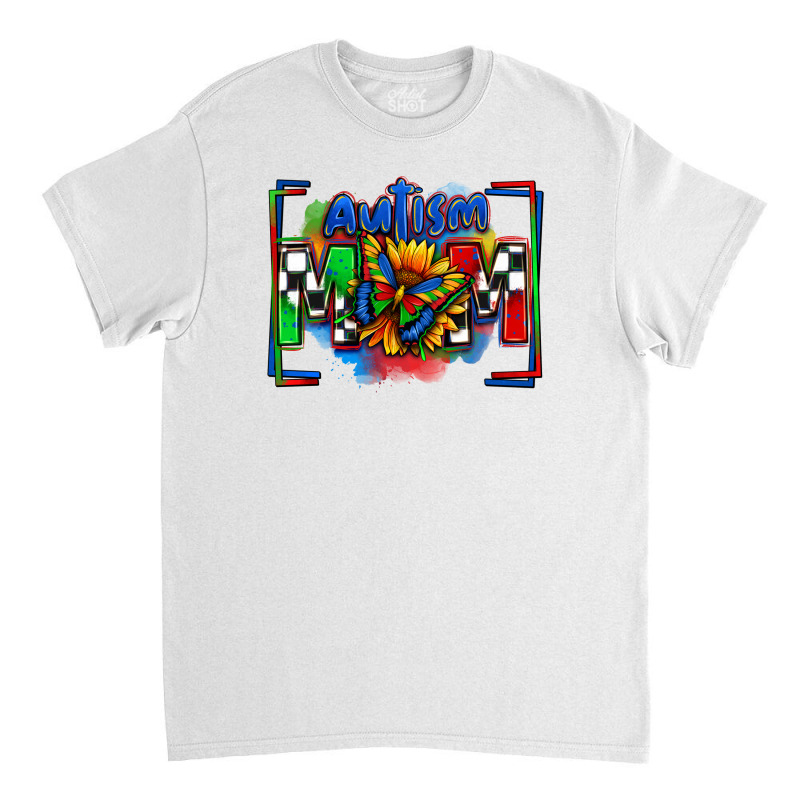 Autism Mom Checkered Flag Classic T-shirt | Artistshot