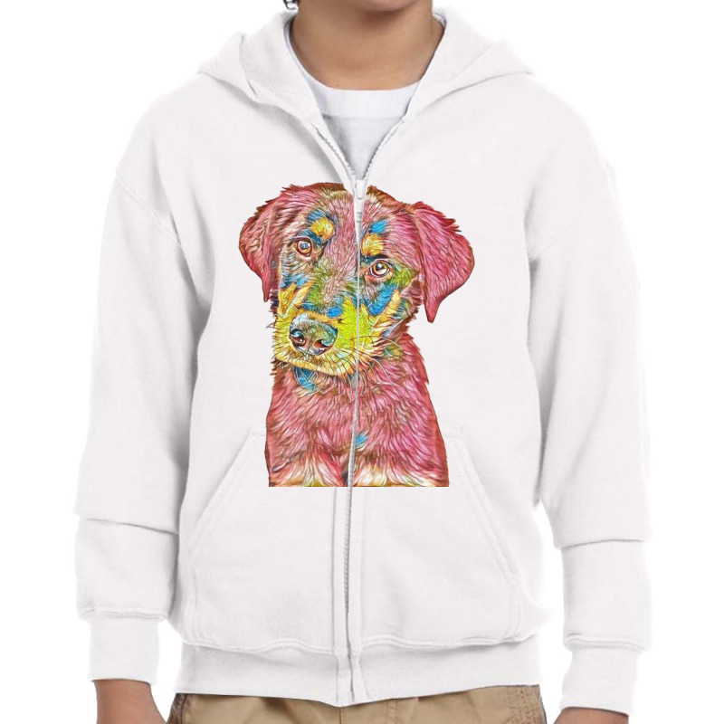 Closeup Photo Of A Cute Eight Youth Zipper Hoodie by Kemnabi | Artistshot