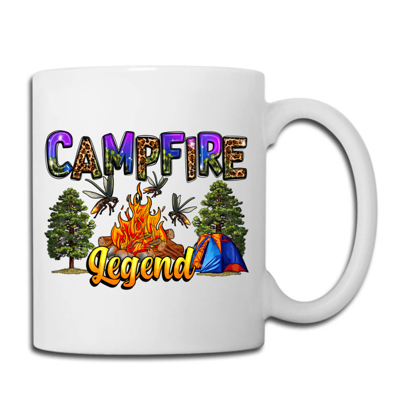 Campfire Legend Neo Western Coffee Mug | Artistshot