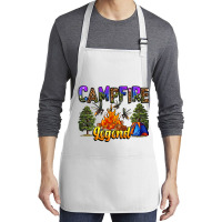 Campfire Legend Neo Western Medium-length Apron | Artistshot