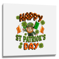 Happy St Patricks Day Metal Print Square | Artistshot