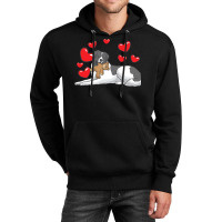 Gift Idea T  Shirt Tornjak Dog With Stuffed Animal And Hearts T  Shirt Unisex Hoodie | Artistshot