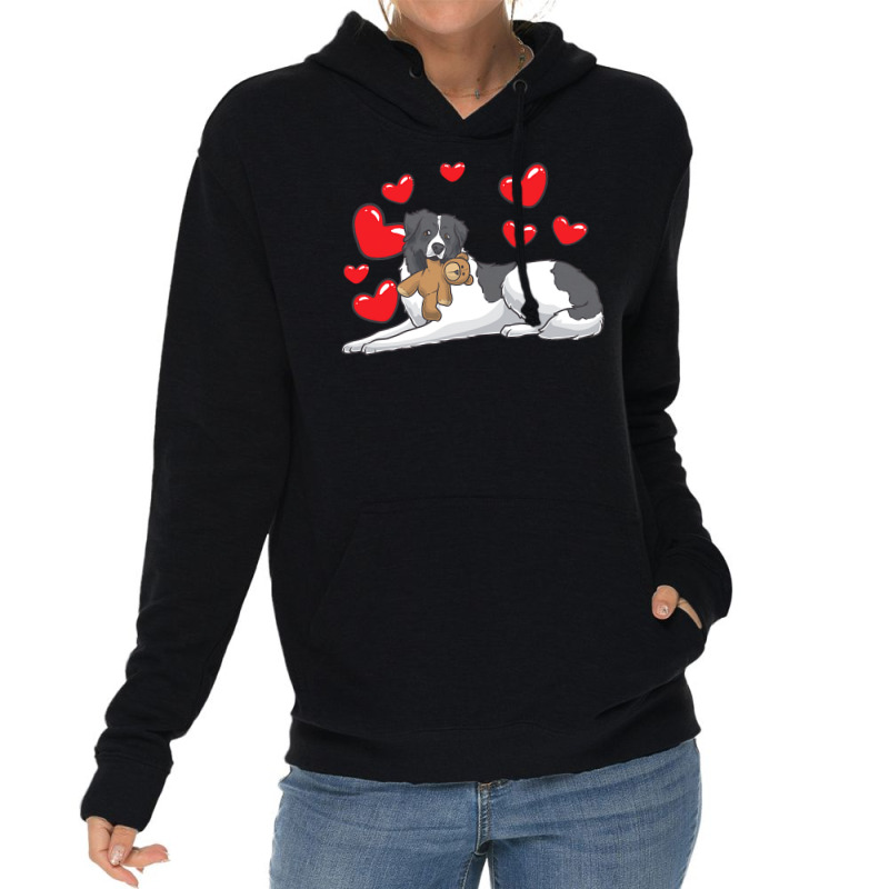 Gift Idea T  Shirt Tornjak Dog With Stuffed Animal And Hearts T  Shirt Lightweight Hoodie | Artistshot