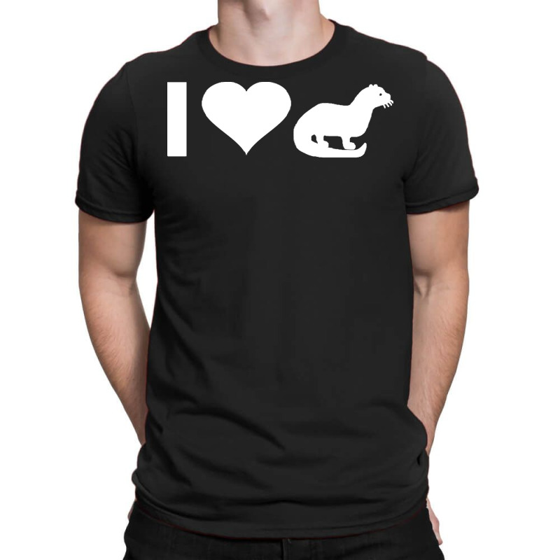 Marten T  Shirt I Love Marten Badger Lovers Sea Otter Badger T  Shirt T-shirt | Artistshot