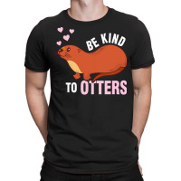 Otter T  Shirt Cute Otter Love Heart T  Shirtby T-shirt | Artistshot