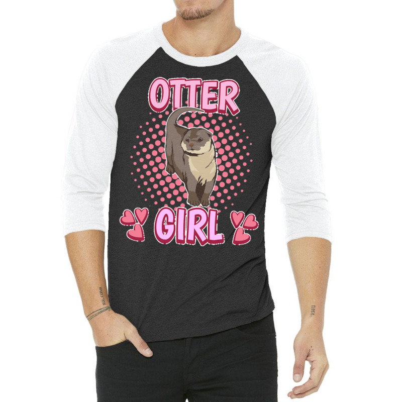 Otter T  Shirt Sea Otter Otter Girl T  Shirt 3/4 Sleeve Shirt | Artistshot