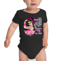 I'm The Storm Strong Women Breast Cancer Warrior Pink Ribbon T Shirt Baby Bodysuit | Artistshot