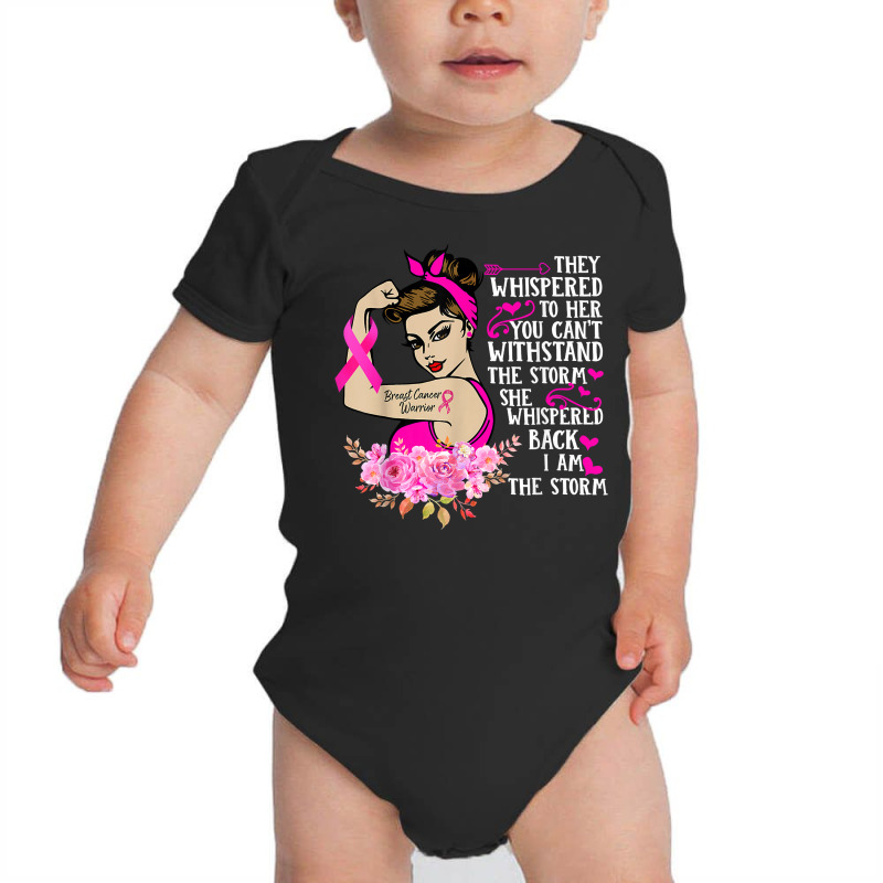 I'm The Storm Strong Women Breast Cancer Warrior Pink Ribbon T Shirt Baby Bodysuit | Artistshot