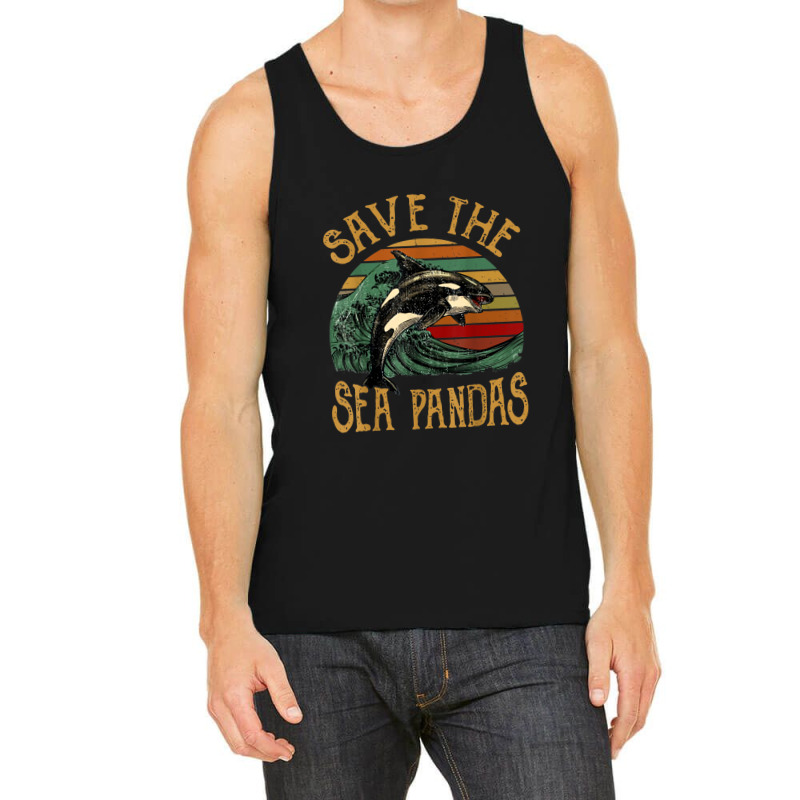 Rescue Killer Whale Orcas Save The Sea Pandas Marine Biology Tank Top by LemonJack | Artistshot