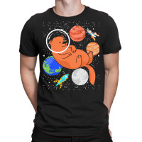 Otters T  Shirt Space Otters Galaxy Funny Astronaut Otter T  Shirt T-shirt | Artistshot