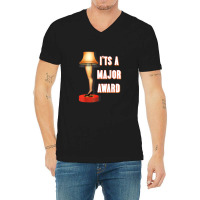 Its A Major Award Xmas Christmas Leg Lamp V-neck Tee | Artistshot