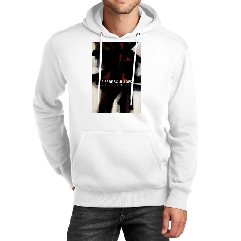 Pierre Soulages Noir Lumiere Unisex Hoodie by terrichapman | Artistshot