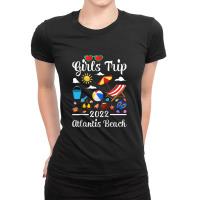 Girls Trip 2022 Summer Vacation Australia Atlantis Beach Raglan Baseba Ladies Fitted T-shirt | Artistshot