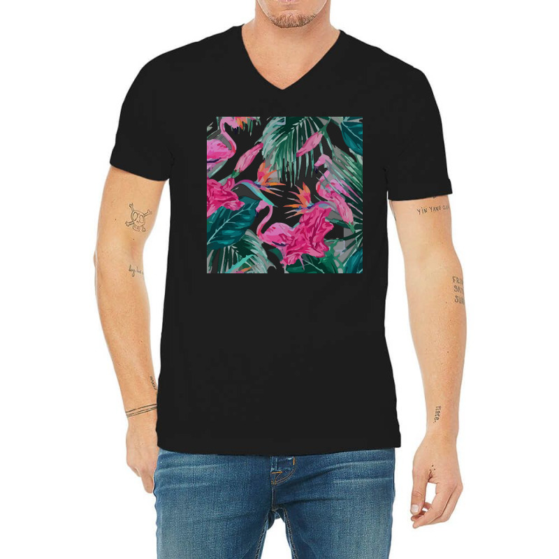 Botanical T  Shirt Botanical Fascinating Floral T  Shirt V-Neck Tee by vhoeger208 | Artistshot