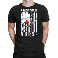 Distressed Flag Correctional Nurse 4th T  Shirt Distressed Flag Correc T-shirt | Artistshot