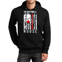 Distressed Flag Correctional Nurse 4th T  Shirt Distressed Flag Correc Unisex Hoodie | Artistshot