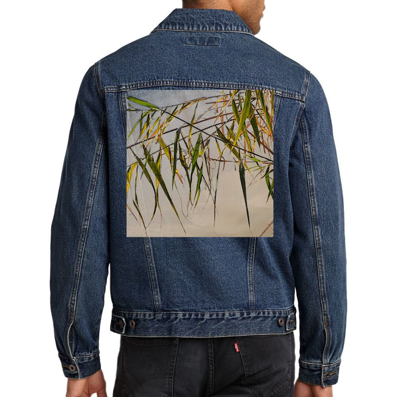 Branches T  Shirt Green Leaves, Branches, Green, Wallart, Summer, Natu Men Denim Jacket by vhoeger208 | Artistshot