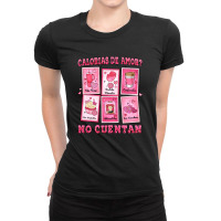 Calorias De Amor No Cuentan Mexican Dessert Ladies Fitted T-shirt | Artistshot