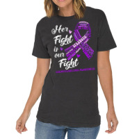 Leiomyosarcoma Awareness T  Shirt Leiomyosarcoma Awareness Her Fight I Vintage T-shirt | Artistshot