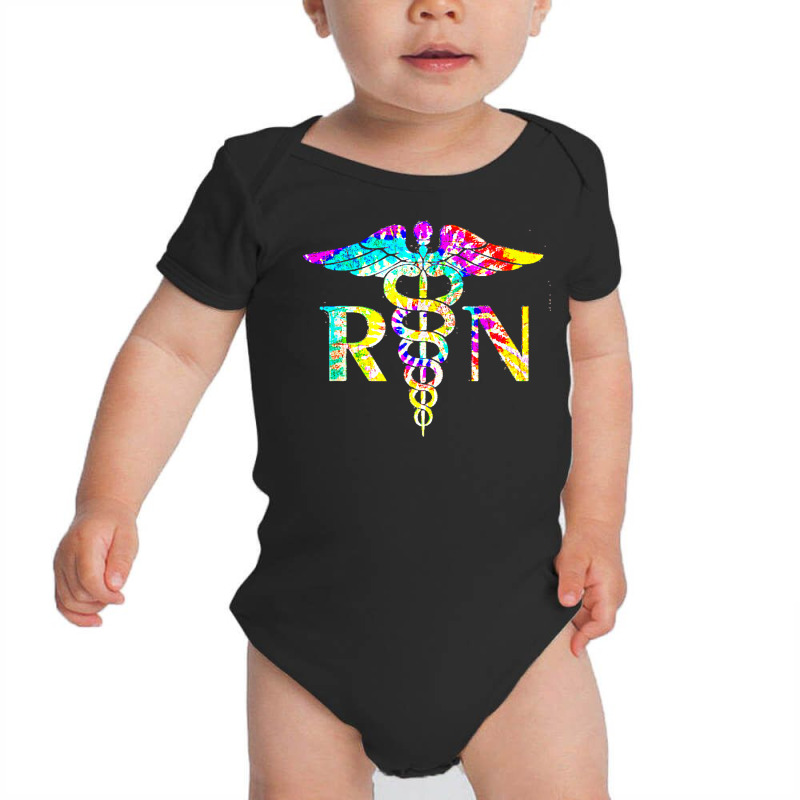 Lovely Rn Registered Nurse Tie Dye T  Shirt Lovely Rn Registered Nurse Baby Bodysuit | Artistshot