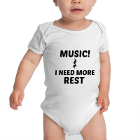 Music Rest Baby Bodysuit | Artistshot