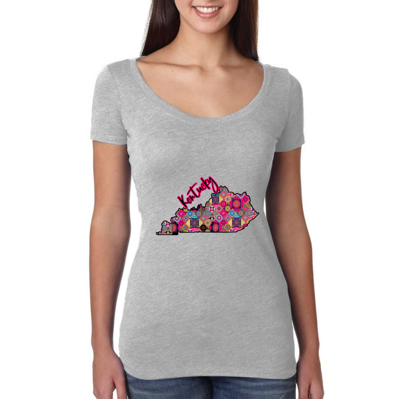 Pink Kentucky Women's Triblend Scoop T-shirt by Bettercallsaul | Artistshot