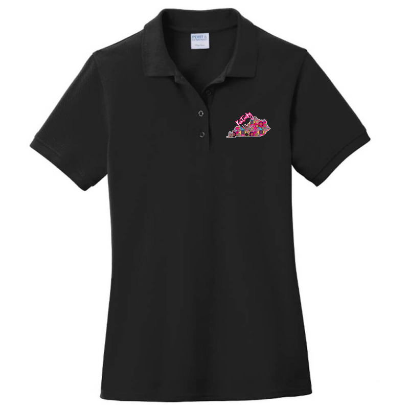 Pink Kentucky Ladies Polo Shirt by Bettercallsaul | Artistshot