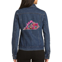 Pink Kentucky Ladies Denim Jacket | Artistshot