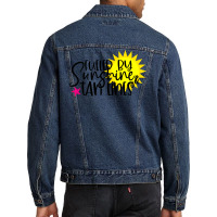 Fueled By Sunshine & Tan Lines Men Denim Jacket | Artistshot