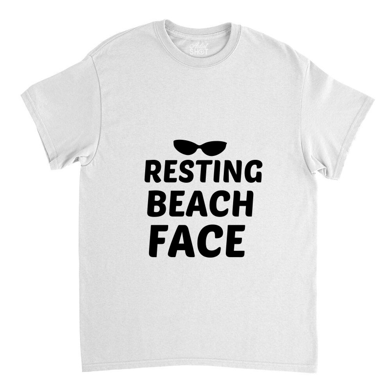 Resting Beach Face Black Classic T-shirt by Perfect Designers | Artistshot