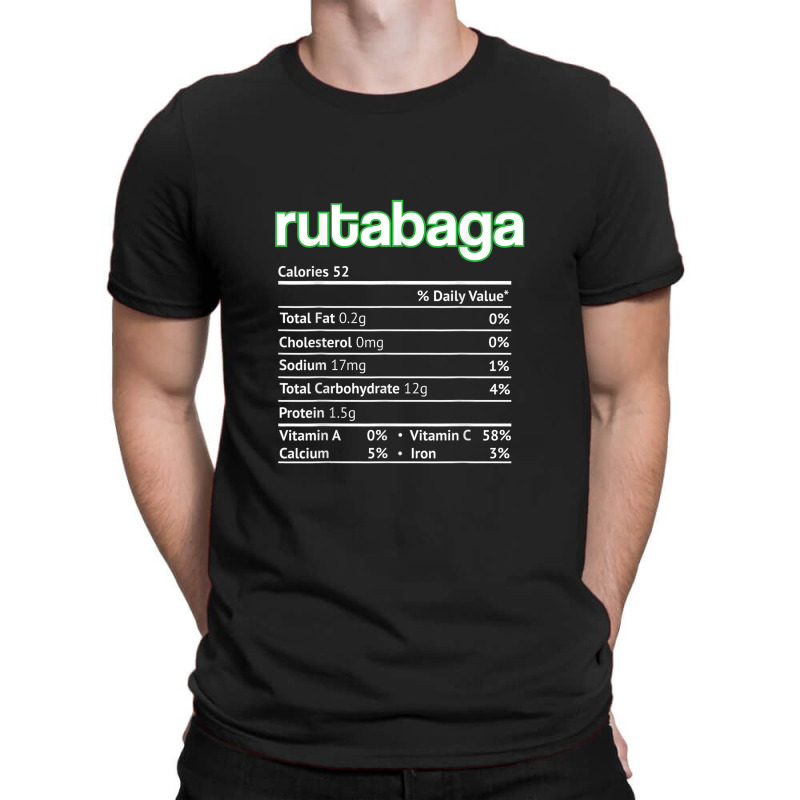 Rutabaga Nutrition Facts Funny Thanksgiving Christmas Food T-shirt | Artistshot