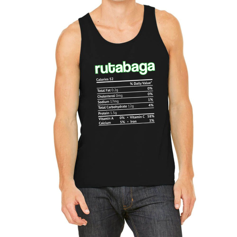 Rutabaga Nutrition Facts Funny Thanksgiving Christmas Food Tank Top | Artistshot