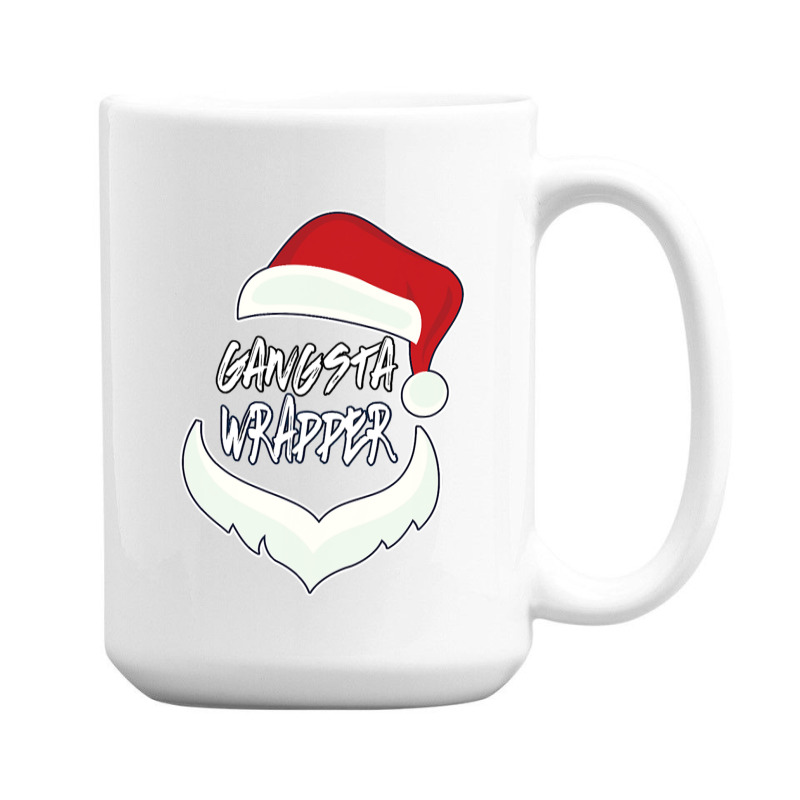 Christmas Gangsta Wrapper Santa Clause 15 Oz Coffee Mug | Artistshot