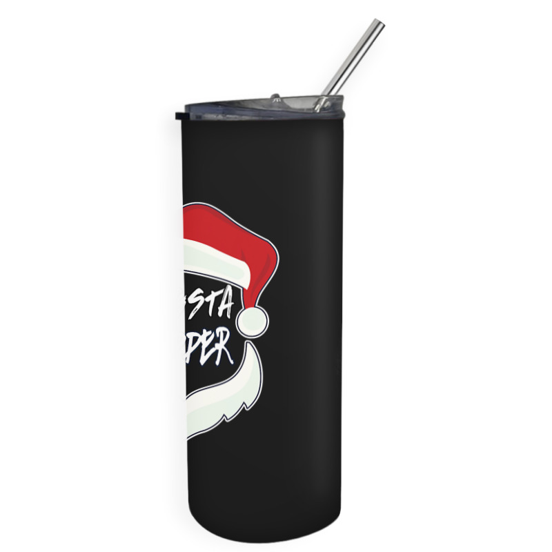 Christmas Gangsta Wrapper Santa Clause Skinny Tumbler | Artistshot