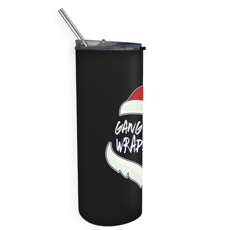 Christmas Gangsta Wrapper Santa Clause Skinny Tumbler | Artistshot