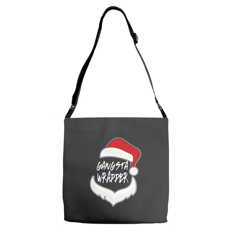 Christmas Gangsta Wrapper Santa Clause Adjustable Strap Totes | Artistshot