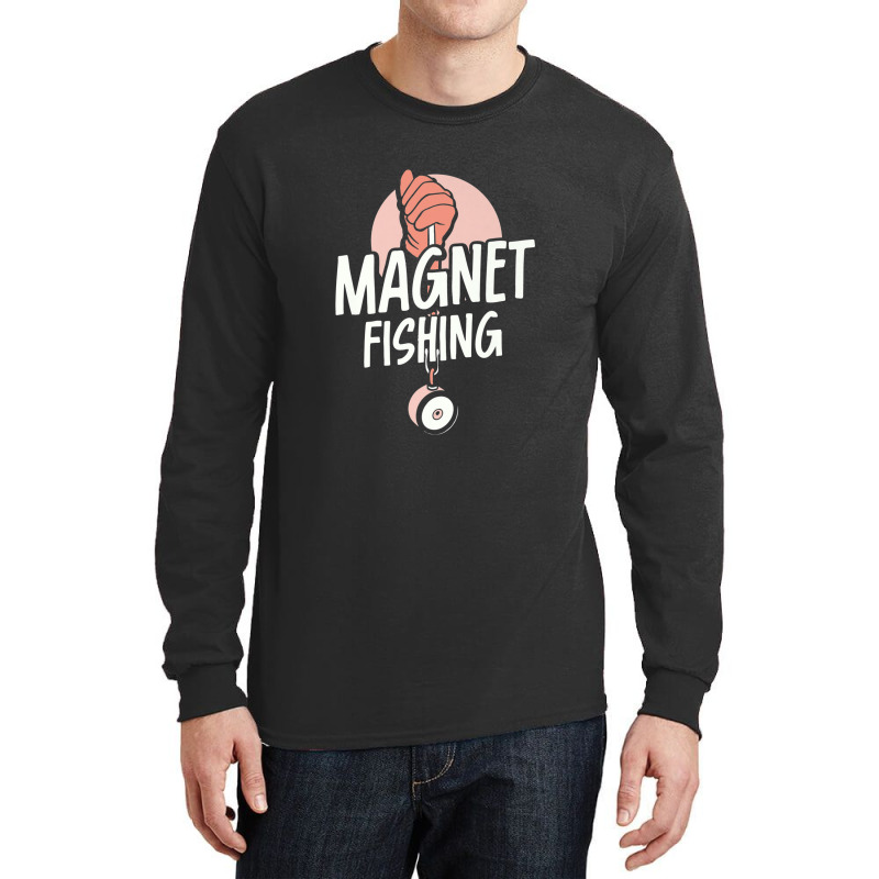 Magnet Fishing Magnets Fisherman Fisher Premium Long Sleeve Shirts by Tiktify | Artistshot