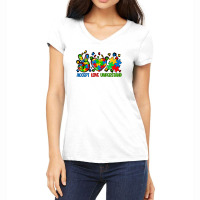 Accept Love Understand Autism Women's V-neck T-shirt | Artistshot