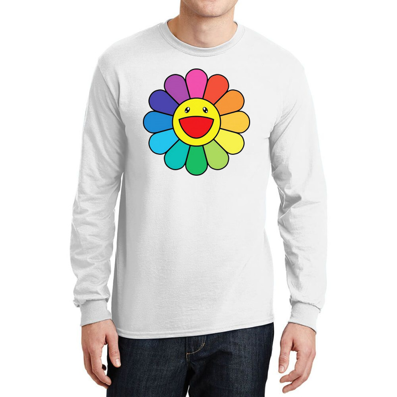 Custom Happy Flower Takashi Murakami Long Sleeve Shirts By Cm-arts