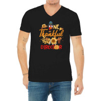 Filmmaking One Thankful Director V-neck Tee | Artistshot