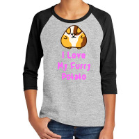 Funny Guinea Pig I Love My Furry Potato Youth 3/4 Sleeve | Artistshot