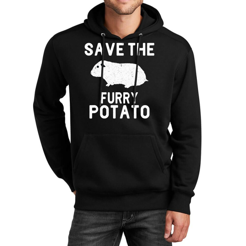 Funny Guinea Pig Save The Furry Potato Unisex Hoodie | Artistshot