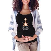 Funny Meditation Giraffe Lovers Inner Maternity Scoop Neck T-shirt | Artistshot