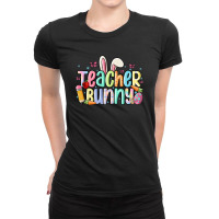 Teacher Bunny Ladies Fitted T-shirt | Artistshot