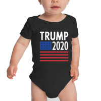 Donald Trump President - Usa Flag Gift Political Baby Bodysuit | Artistshot