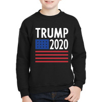 Donald Trump President - Usa Flag Gift Political Youth Sweatshirt | Artistshot