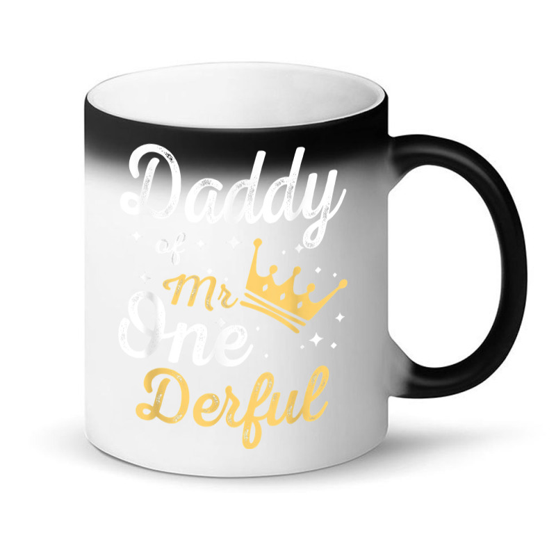 Daddy Of Mr Onederful 1st Birthday One Derful Matching T Shirt Magic Mug | Artistshot